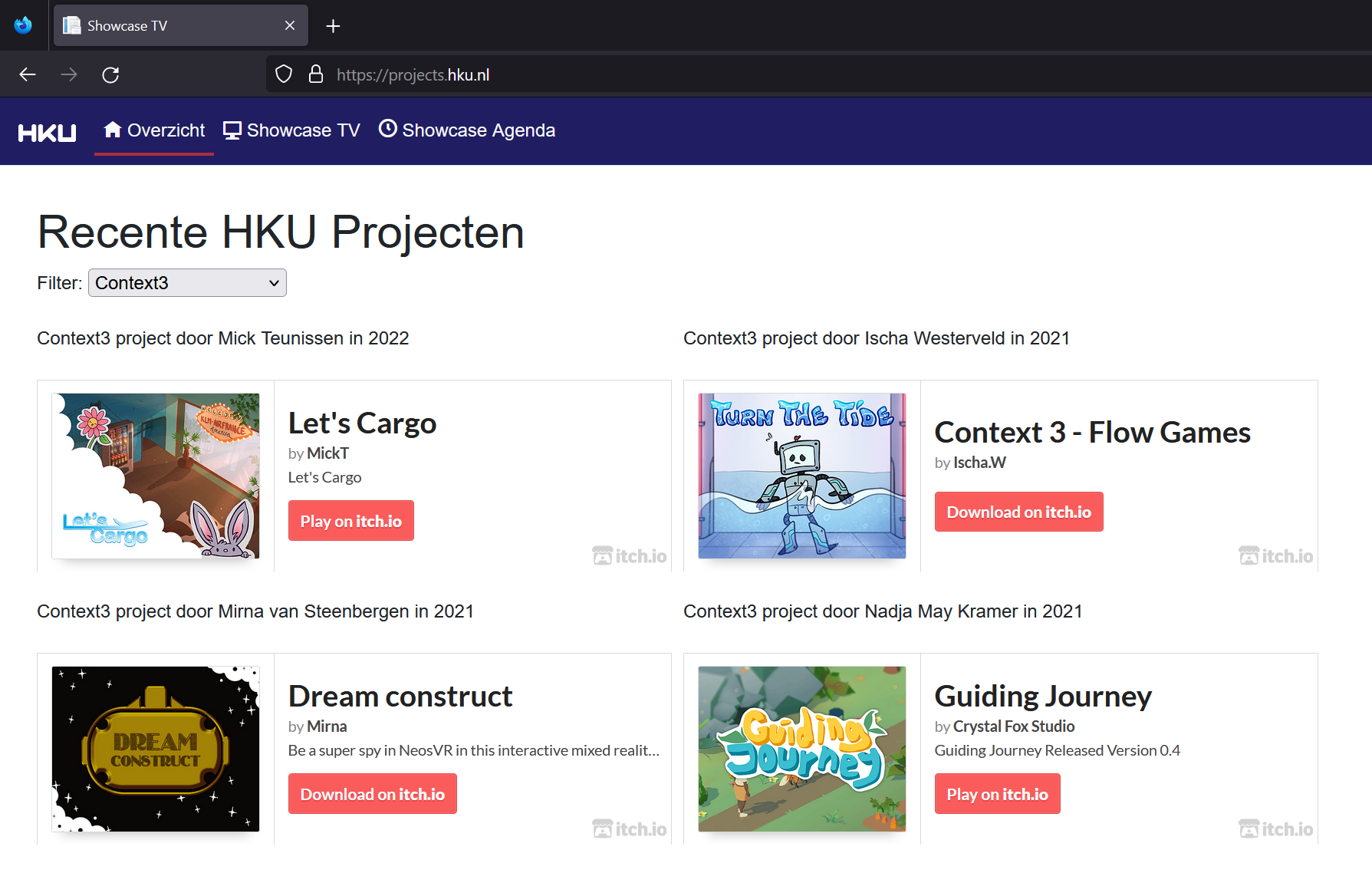 HKU Projects Platform